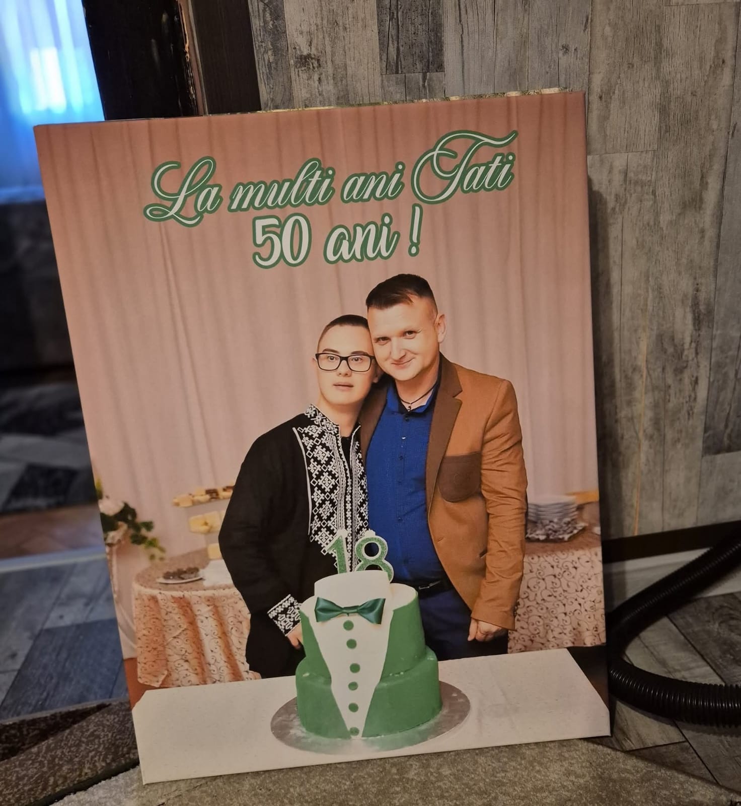 Tablou personalizat pentru aniversare de 50 de ani.